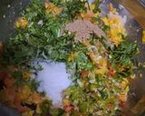A picture of step 3 of Corn Tikki.