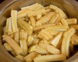 A picture of step 1 of Crispy and spicy baby corn.