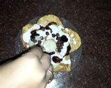 A picture of step 4 of Papri chaat.