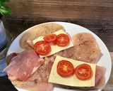 Air Fryerben sült töltött csirkemell recept fázis 1 fotója