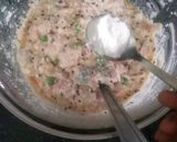 A picture of step 4 of Veg Olive Semolina Savoury Cake.
