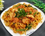 Foto langkah ke 5 dari resep Mie Goreng Tek Tek Abang Abang.