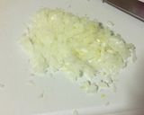 A picture of step 5 of Carbonara with the ingredients at home!.