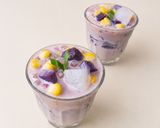 Foto langkah ke 3 dari resep Es Ubi Ungu dan Jagung.