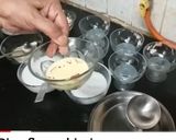 A picture of step 1 of Rice flour firni.