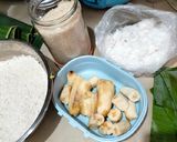 Foto langkah ke 2 dari resep Kue oncong-oncong Khas Bengkulu atau kue kelicuk Pagaralam Sumsel.