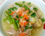 Foto langkah ke 7 dari resep Sup Sayur Tetelan Baso.