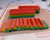 Foto langkah ke 5 dari resep Lapis rainbow.