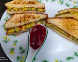 ऑम्लेट ब्रेड (omlette bread recipe in marathi) रेसिपी स्टेप 6 फोटो 