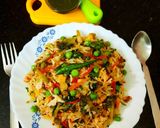A picture of step 6 of Veg Fried Rice.
