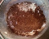 A picture of step 2 of Ragi Chocolate Cake.