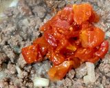 A picture of step 2 of Cuban Beef Picadillo.