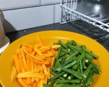 Foto langkah ke 1 dari resep Sayur tauco kacang panjang wortel tahu.