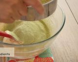 A picture of step 8 of Matcha Pound Cake.