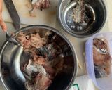 Foto langkah ke 1 dari resep Pempek Ikan Tenggiri (Lenjer + Kapal Selam + Kulit).