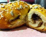 عکس مرحله 3 از دستور نان سمنوی حلزونی