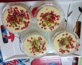 A picture of step 4 of Custard With Fruits stuffed Bread Balls.