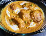 A picture of step 10 of Lauki and carrot kofta curry.