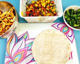 Une image de l'étape 5 de Wraps poulet et légumes du soleil.