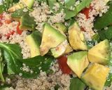 A picture of step 4 of Spinach Quinoa Salad.