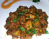 A picture of step 8 of 5 minutes spicy chicken liver.