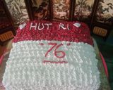 Foto langkah ke 7 dari resep Kue HUT RI ke-76 (base cake red Velvet).