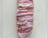 Une image de l'étape 3 de Rôti de lotte en barde de lard, au fenouil.