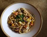 A picture of step 9 of Thai Pasta Salad.
