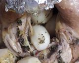 Foto del paso 2 de la receta: Pollo al horno con papas, mantequilla y Romero