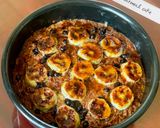 Hình bước làm 2 của món Bánh chuối yến mạch socola (healthy)