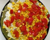 Foto del paso 9 de la receta: Tarta de panqueques rellena de verduras