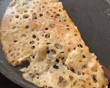 A picture of step 4 of Rawa dosa.