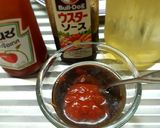 A picture of step 1 of Hamburg Steak (ハンバーグ).