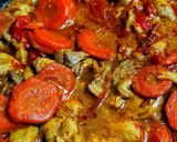 Foto del paso 1 de la receta: GULASH De Pollo,🍝sobre Espaguettis...!