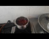 A picture of step 2 of Beetroot Khichdi.