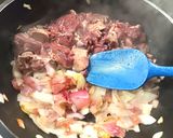 Hagymás babos májas ragu🫘🍲 recept fázis 1 fotója