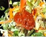 A picture of step 4 of Veg schezwan noodles || वेज शेजवान नूडल्स.