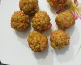A picture of step 9 of Coloured boondi ladoo.