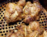 A picture of step 4 of Crispy Air Fryer Chicken Thighs.