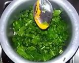 पालक का सूप (palak ka soup recipe in Hindi) रेसिपी चरण 3 फोटो