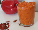 Foto del paso 4 de la receta: Salsa de pimiento rojo con mostaza y un toque de picante