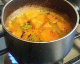 A picture of step 4 of Papaya sweet pachadi.