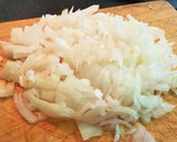 Foto del paso 2 de la receta: Tallarines con Bechamel, champiñones y chips de hinojo