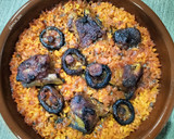 Foto del paso 9 de la receta: Arroz al horno con costillas, shiitake y caldo de verduras