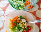 A picture of step 2 of Kara pori chaat (Crunchy and Flavorful Evening Snacks).