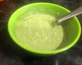 A picture of step 4 of Green chutney Dip.
