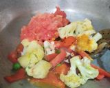 A picture of step 5 of Mix Vegetable Pulao.