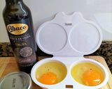 Foto del paso 4 de la receta: Cuscús de brócoli con parmesano, frutos secos y huevo poché trufado