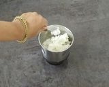 A picture of step 1 of Left over Rice Pakodi.