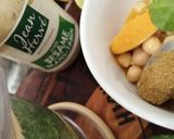 Une image de l'étape 1 de Houmous aux herbes de Provence.